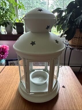 White Star Cutout Lantern - Home Accents